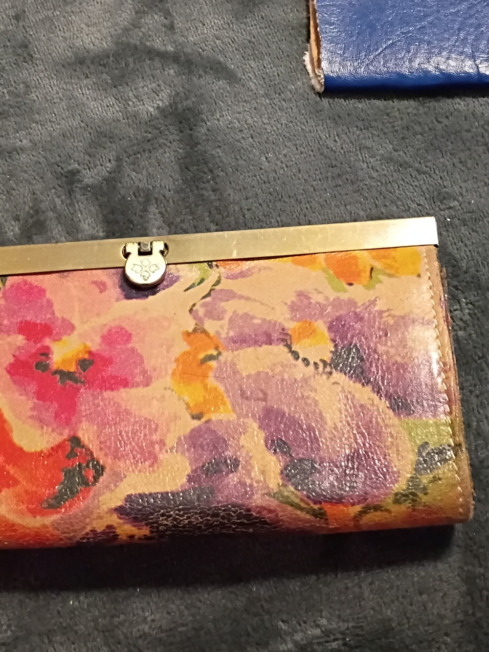 Patricia Nash Floral Leather Wallet in Pink, Purple, Yellow & Green